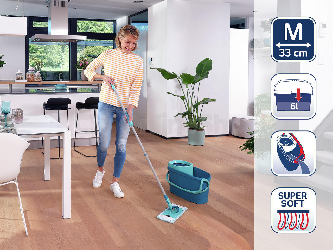 Set LEIFHEIT Clean Twist M Ergo