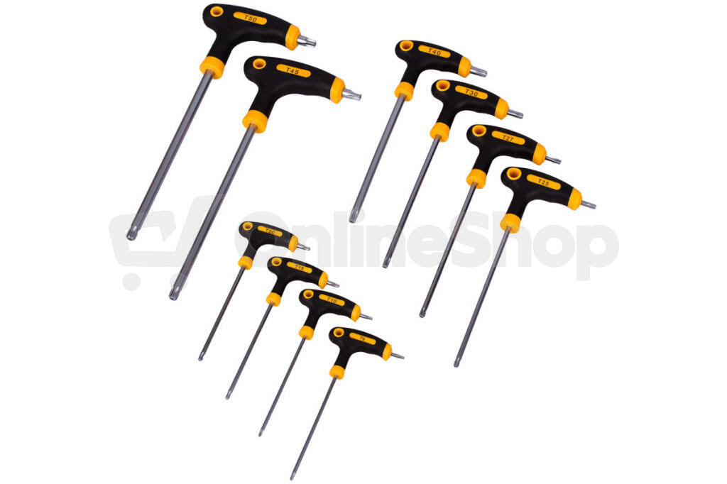 Sada T TORX šroubováků s otvorem Hoteche HT262009 (10 ks)