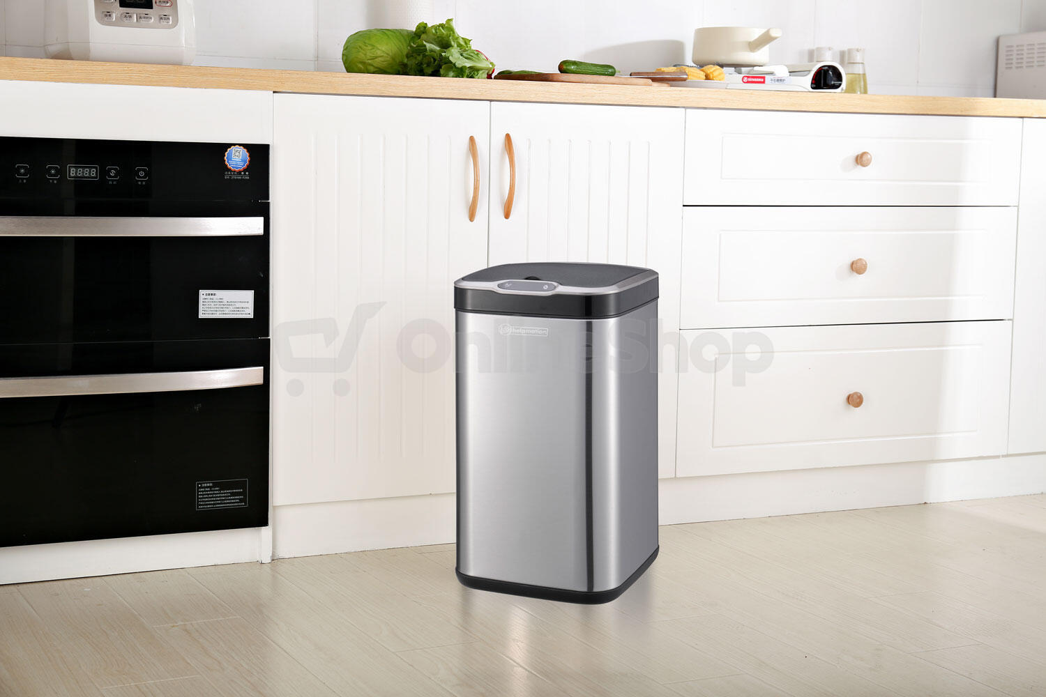 Bezdotykový odpadkový koš Helpmation CUBE AK6311, 20L