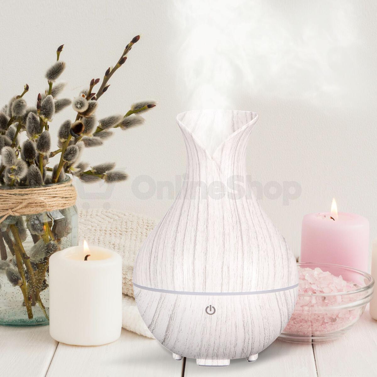 Aroma difuzer Sixtol Bloom, bílé dřevo, 200ml