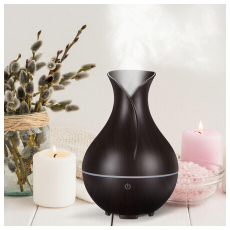 Aroma difuzer Sixtol Bloom, tmav devo, 200ml