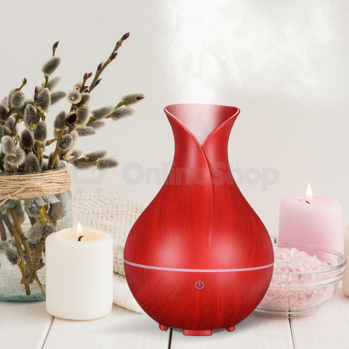 Aroma difuzer Sixtol Bloom, červené dřevo, 200ml