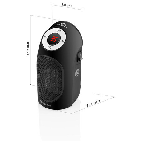 Teplovzdun ventiltor ETA Fogos Mini 1623 90000, ern