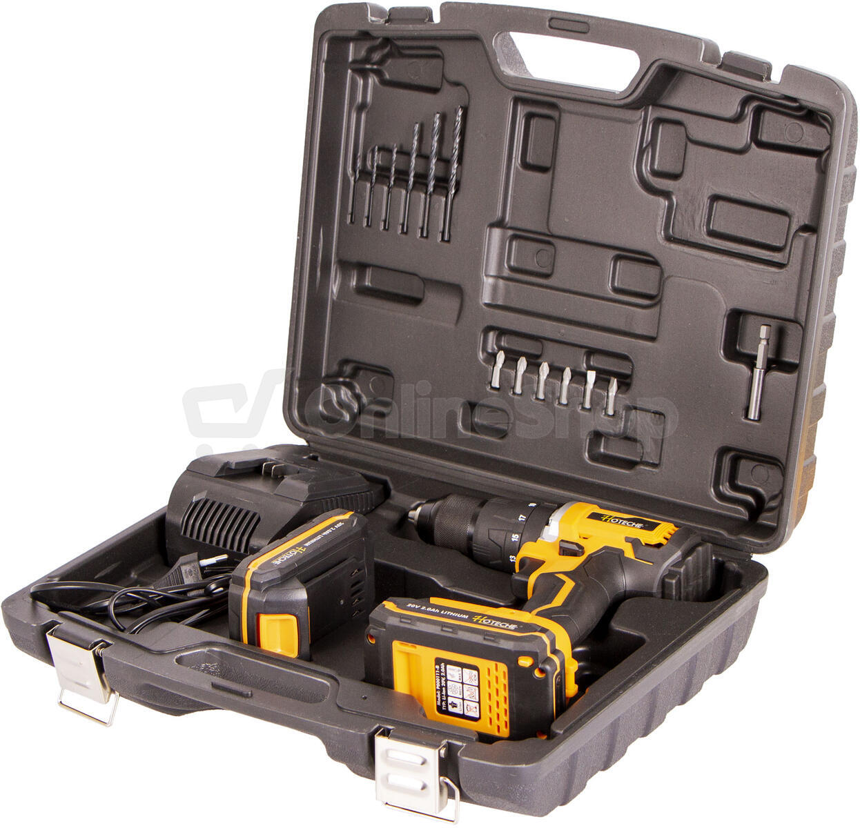 AKU vrtačka s příklepem Hoteche HTP800111 20V