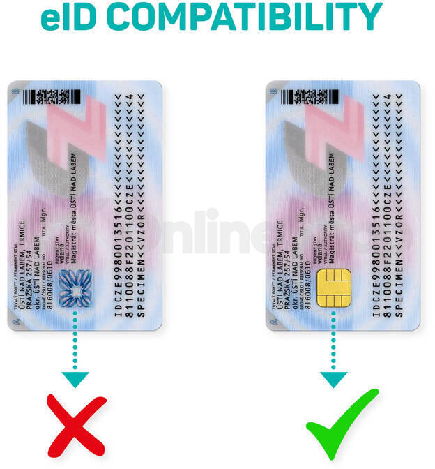 CONNECT IT USB čtečka eObčanek a čipových karet, ČERNÁ (CFF-3000-BK)