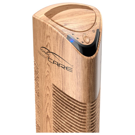 SET Čistička vzduchu Ionic Care Triton X6 s ionizátorem dekor dřeva + perleťově bílá