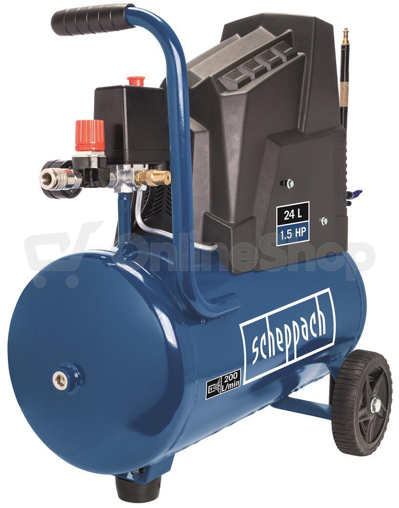 Bezolejový kompresor Scheppach HC 30 OX, 24 l