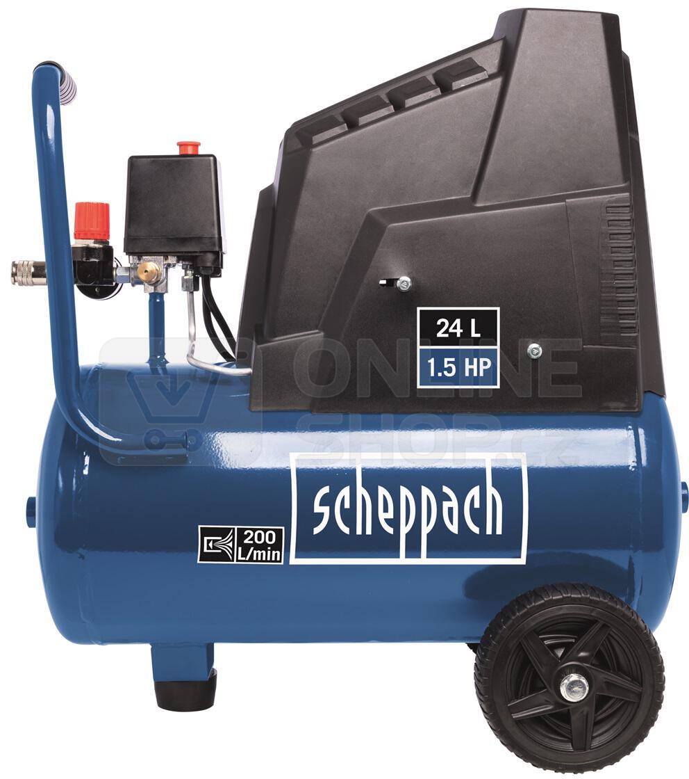 Scheppach HC 30 OX, Bezolejový Kompresor 24 L | ONLINESHOP.cz