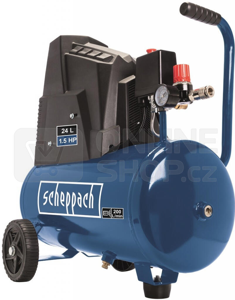 Scheppach HC 30 OX, Bezolejový Kompresor 24 L | ONLINESHOP.cz