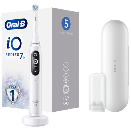 Elektrick zubn kartek Oral-B iO Series 7N White Alabaster