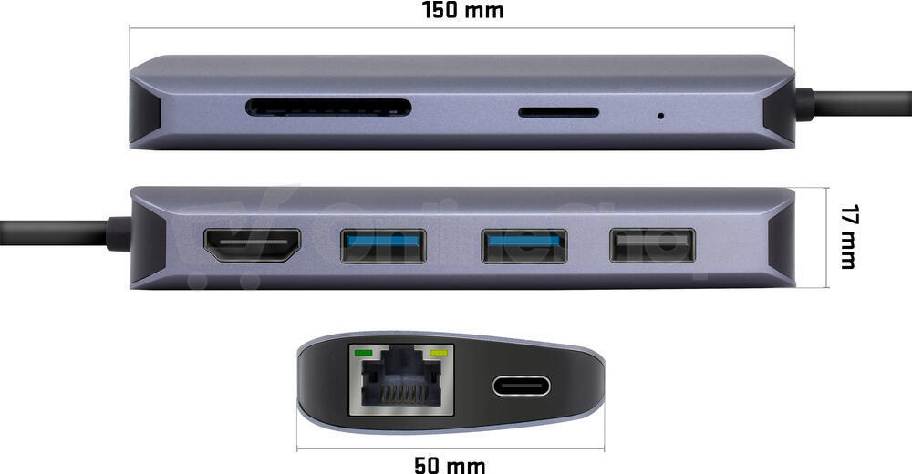 USB Hub Yenkee YTC 081
