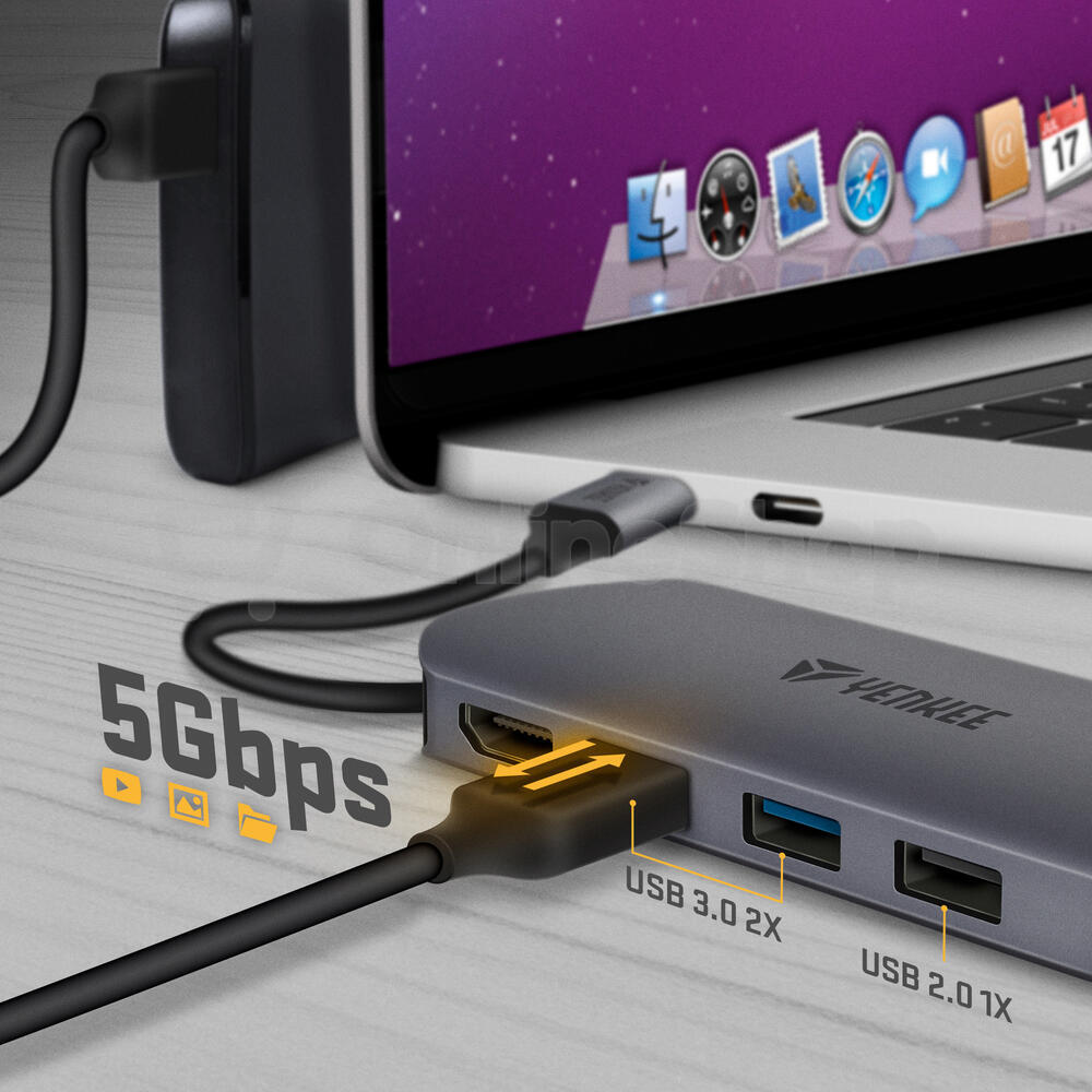 USB Hub Yenkee YTC 081