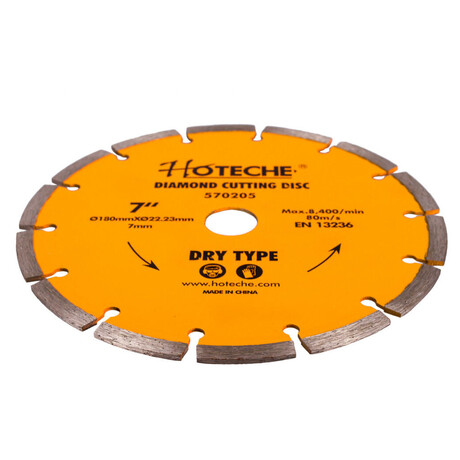 Diamantov ezn kotou Hoteche HT570205 (180 mm), segmentov