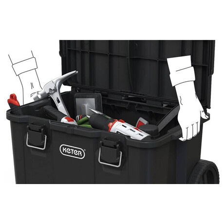 Box Keter Stack’N’Roll Mobile cart s kolečky