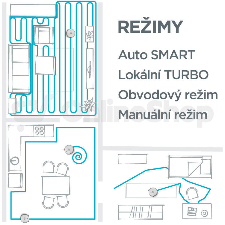 Robotický vysavač Concept VR2020 3v1 Perfect Clean Gyro Defender UVC