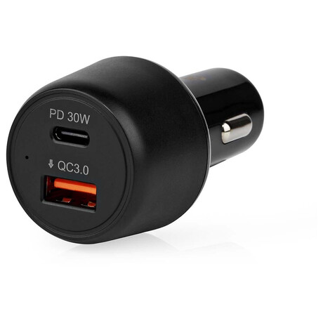 Nabíječka do auta NEDIS CCPD30W100BK