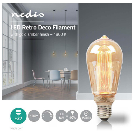 NEDIS LBRDE27ST64AR (foto 3)
