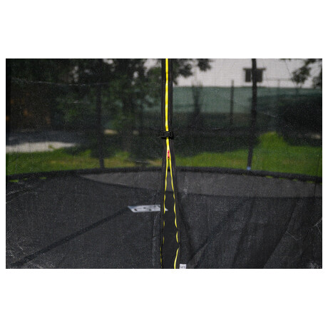 Trampolna G21 SpaceJump 430 cm, ern, s ochrannou st + schdky zdarma