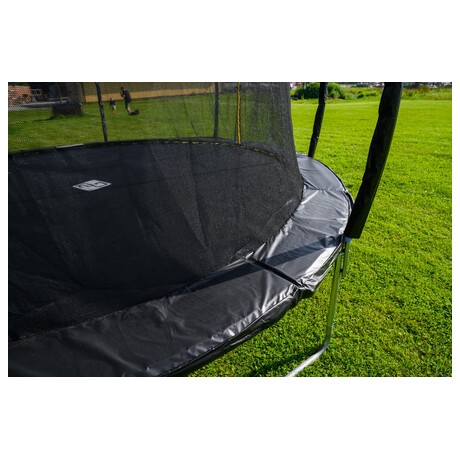 Trampolna G21 SpaceJump 430 cm, ern, s ochrannou st + schdky zdarma