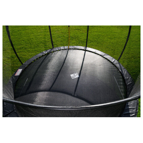 Trampolna G21 SpaceJump 430 cm, ern, s ochrannou st + schdky zdarma