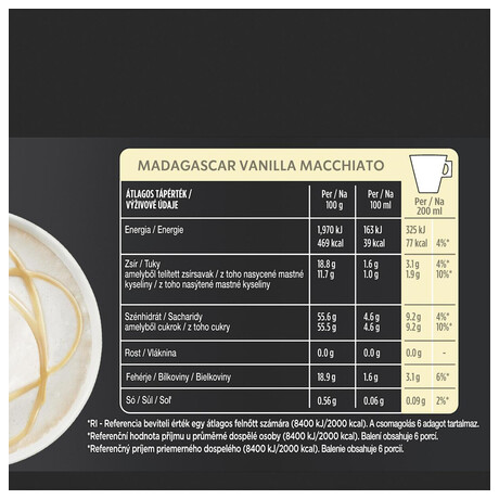 Kvov kapsle STARBUCKS by Nescaf Dolce Gusto Latte Macchiato Vanilla, 12ks