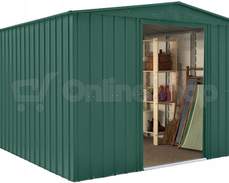 Domek GLOBEL 1012 ZELENÝ se střešním oknem LG2500