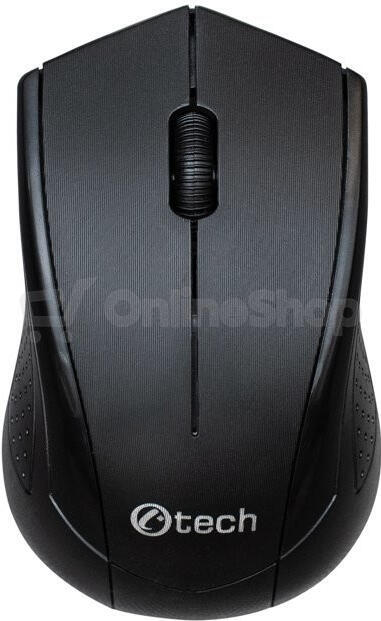 C-Tech WLM-07/Kancelářská/Optická/1 200 DPI/Bezdrátová USB/Černá