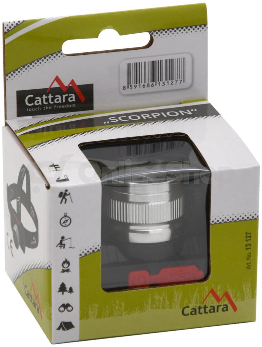 LED čelovka Cattara SCORPION 90lm ZOOM nabíjecí