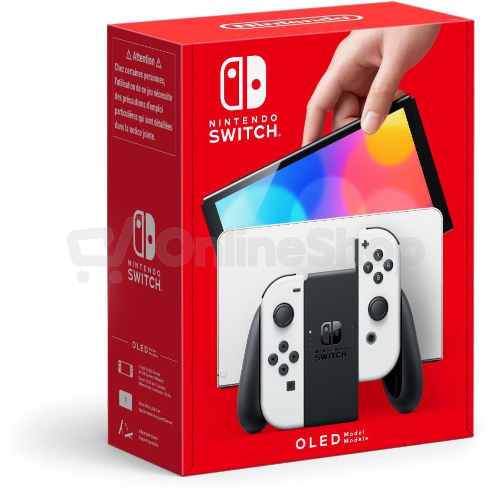 Herní konzole Nintendo Switch OLED, bílá