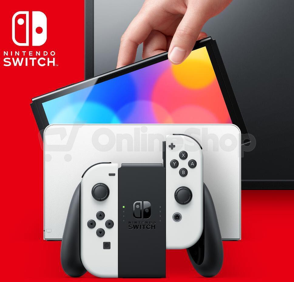 Herní konzole Nintendo Switch OLED, bílá