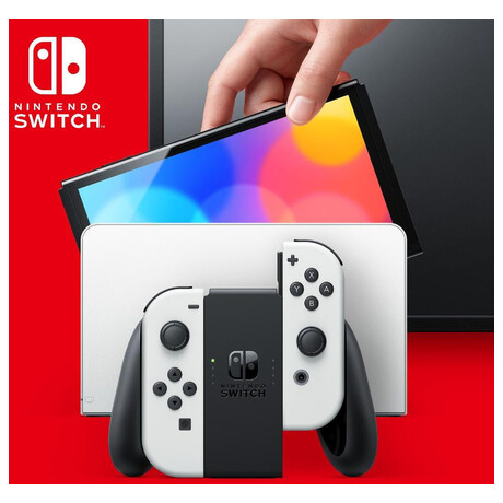 Nintendo Switch OLED, bílá (foto 4)