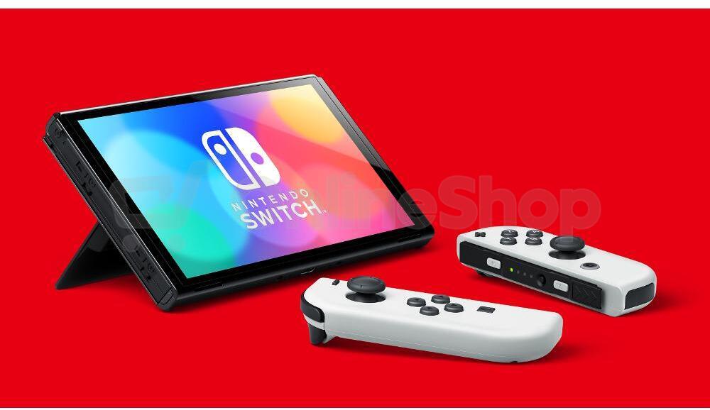 Herní konzole Nintendo Switch OLED, bílá