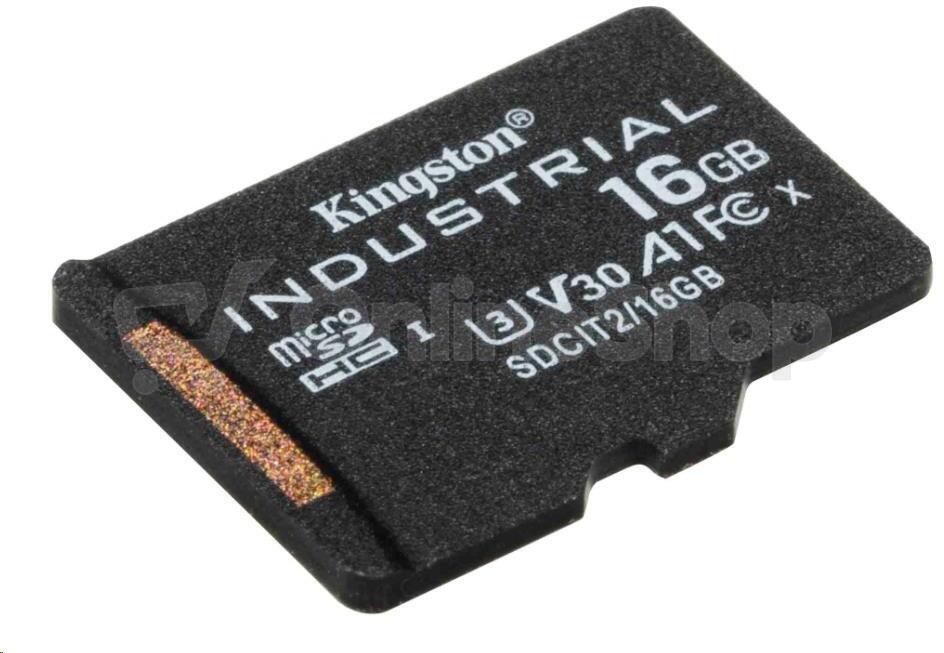 Kingston Industrial/micro SDHC/16GB/UHS-I U3 / Class 10 (SDCIT2/16GBSP)