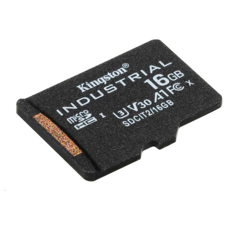 Kingston Industrial/micro SDHC/16GB/UHS-I U3 / Class 10 (SDCIT2/16GBSP)