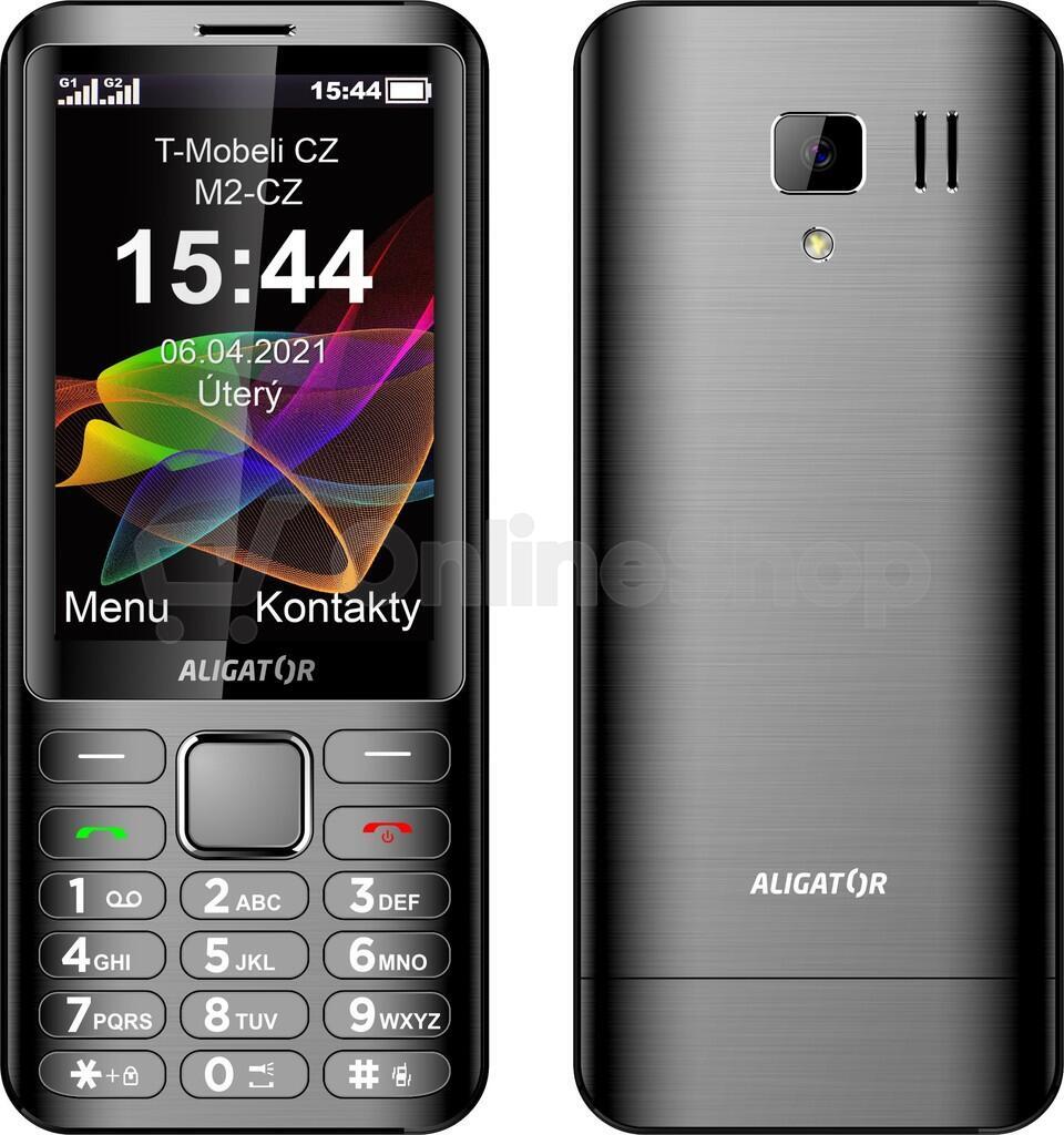 ALIGATOR D950 Dual sim antracit