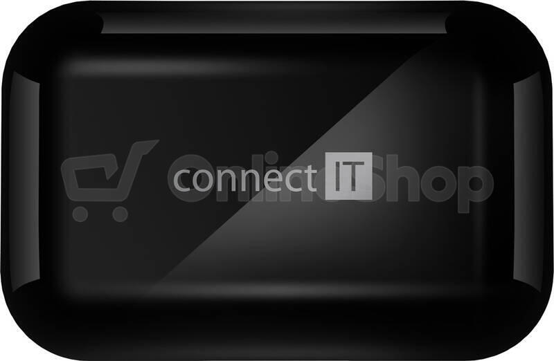 Bezdrátová sluchátka Connect IT True Wireless SonicBass, černá