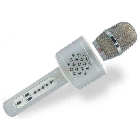 Karaoke mikrofon Teddies Bluetooth stbrn s USB kabelem