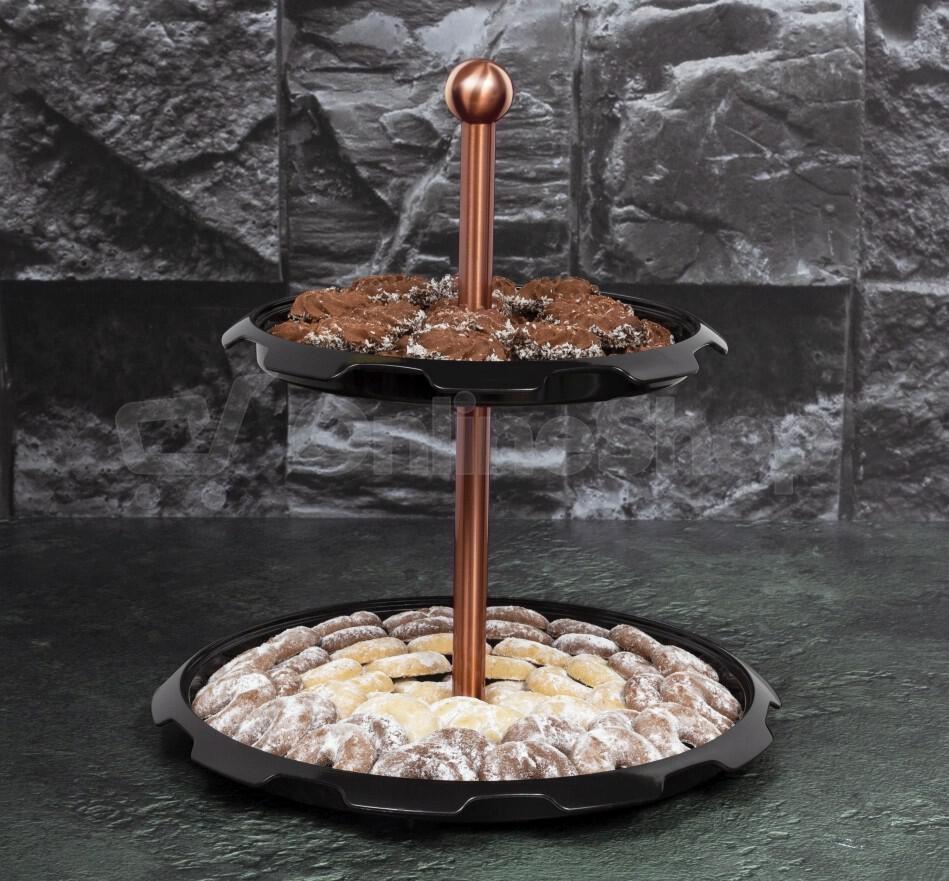 Etažér BERLINGERHAUS Black Rose Collection BH-6776 dvoupatrový