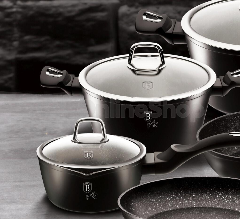 Sada nádobí BERLINGERHAUS Royal Black Collection BH-6155, 15 ks ...