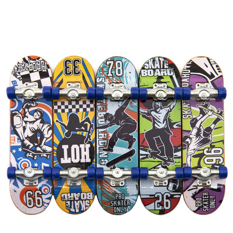 Teddies Skateboard prstov roubovac plast 9cm s doplky mix barev na kart 12,5x17x3cm (foto 5)