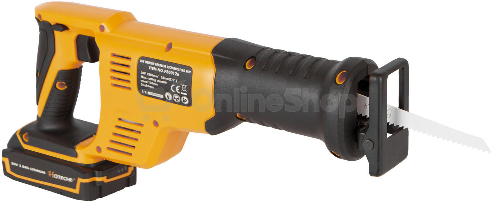 AKU pila ocaska Hoteche HTP800126B 20V + 2 Ah baterie