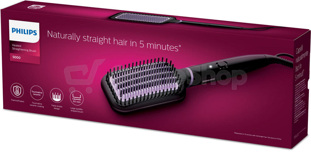 Nahřívací kartáč Philips BHH880/00 čierna