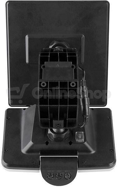 Solight LED solární osvětlení se senzorem, 11W, 1200lm, 3 CCT, Li-Ion, černá