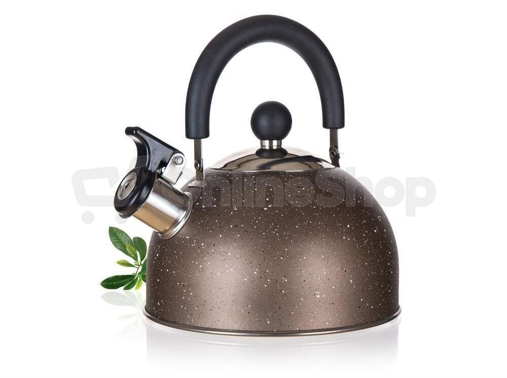 Konvice na čaj BANQUET Granite Brown 1,7l
