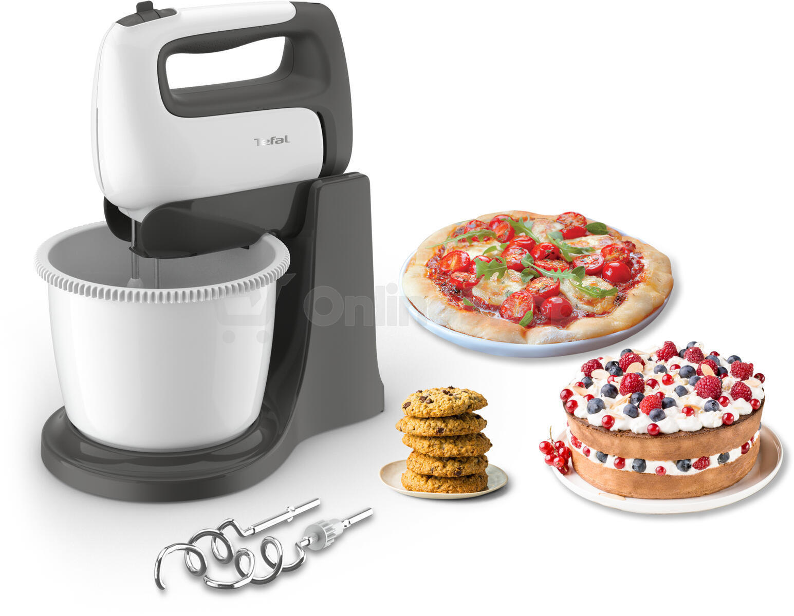 Ruční šlehač Tefal PREP'MIX+ HT464138 s mísou