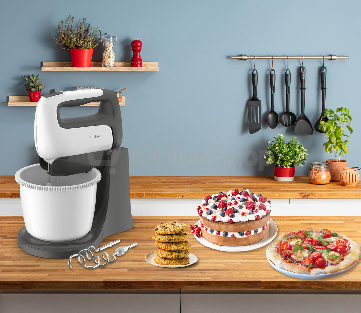 Ruční šlehač Tefal PREP'MIX+ HT464138 s mísou