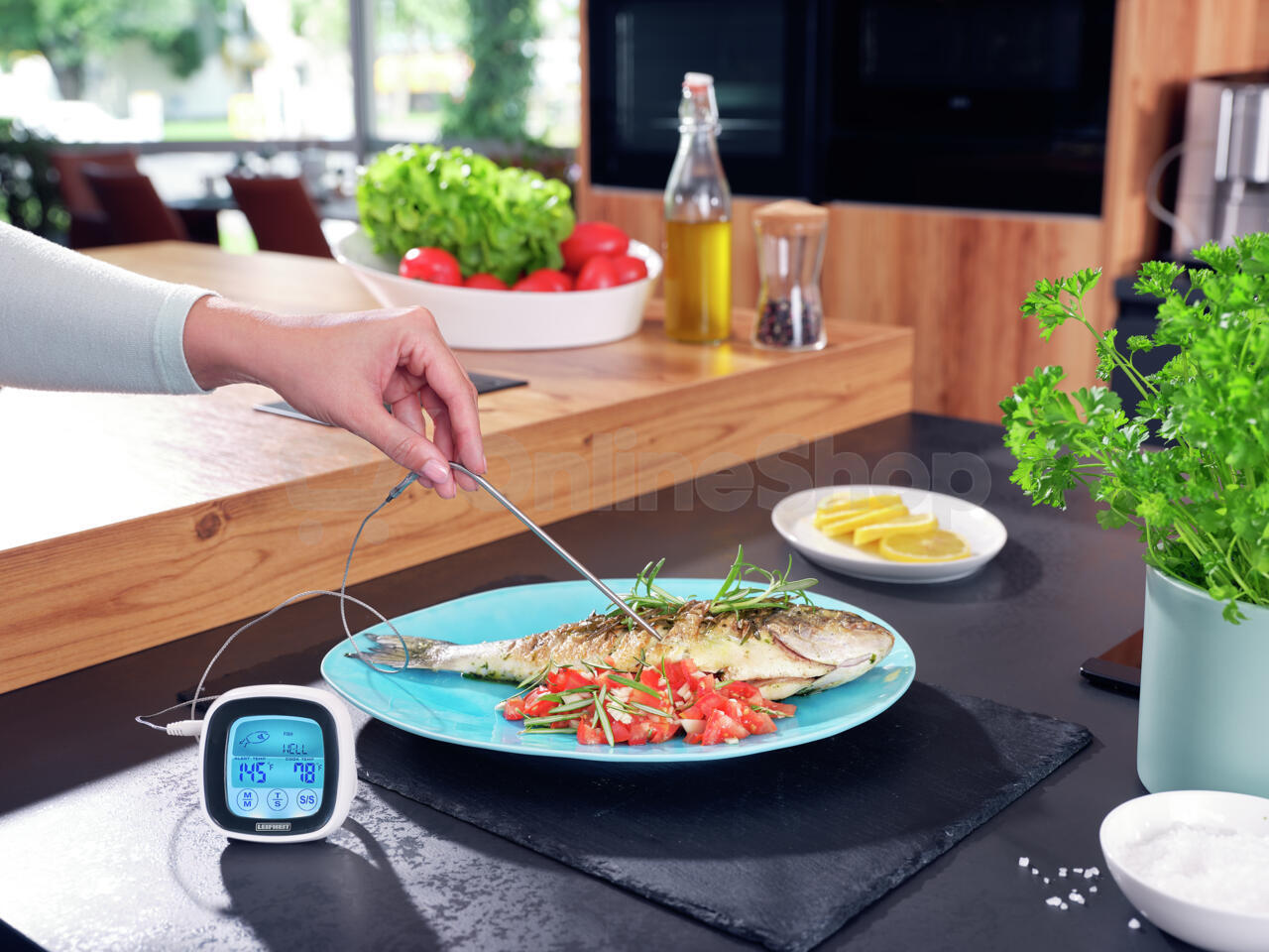 Digitální teploměr pro pečení a BBQ LEIFHEIT