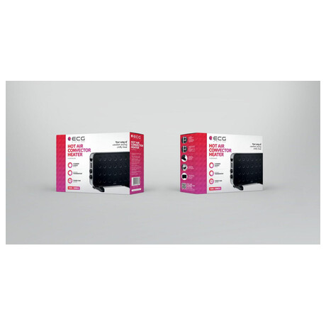 Konvektor ECG TK 2070, černý