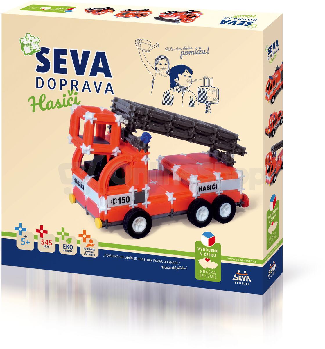Stavebnice Seva DOPRAVA - Hasiči