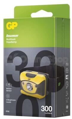 LED čelovka GP Discovery CH46, 300 lm (P8571)